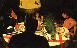 Felix Vallotton Dinner Sweden oil painting art